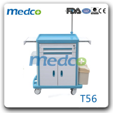 Carrinho de medicina hospitalaria abs para tratamento T56